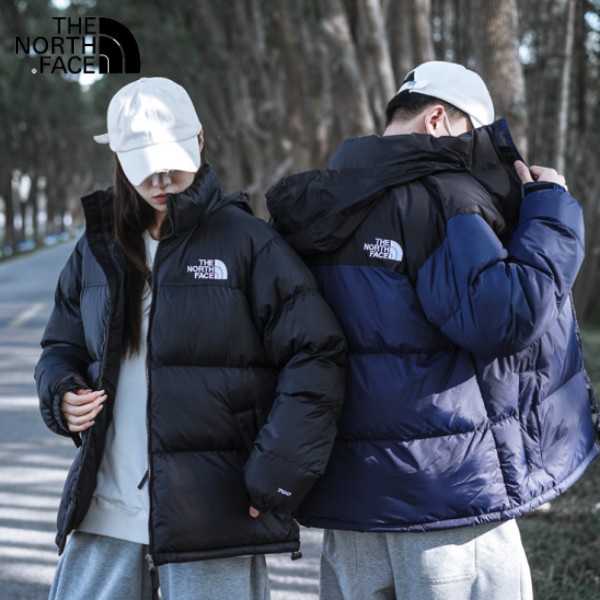 [Ready Stock] 100% AuthenticThe NorthFace down jacket windproof and warm embroidered waterproof cotton jacket