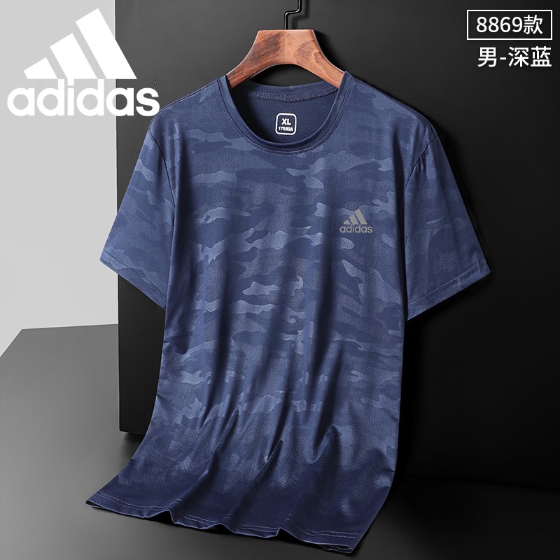 READY &amp; STOCK crew neck Quick drying New Summer T-shirt personality handsome trend short sleeve student simple