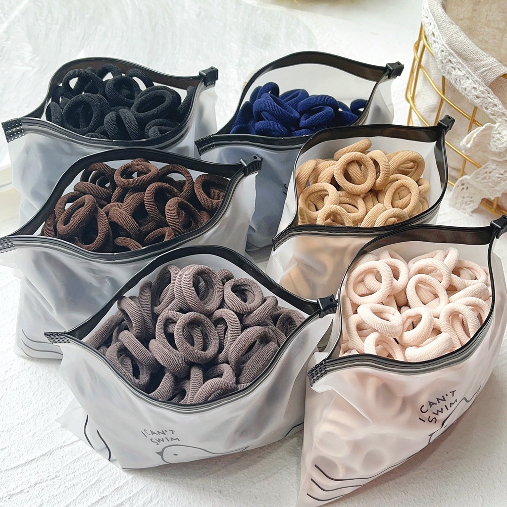 20/50PCS/Set Basic Hair Bands for Baby Girls Simple Solid Colors ElasticHair Ropes Ties Girls Hair Accessories Ponytail Holder