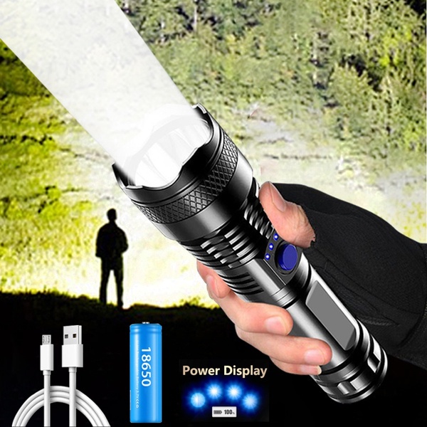 Toopre Lighting Series 2023 New Flashlight Super Brightness Three-speed Adjustable Rechargeable Torch