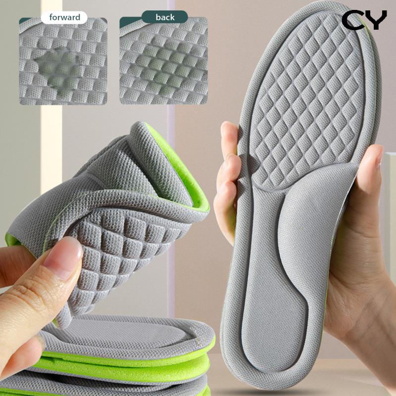 4PCS Soft Memory Foam Insoles for Shoes Men Women Deodorant Absorb-Sweat Massage Sport Insole Feet Orthopedic Shoe Sole Running