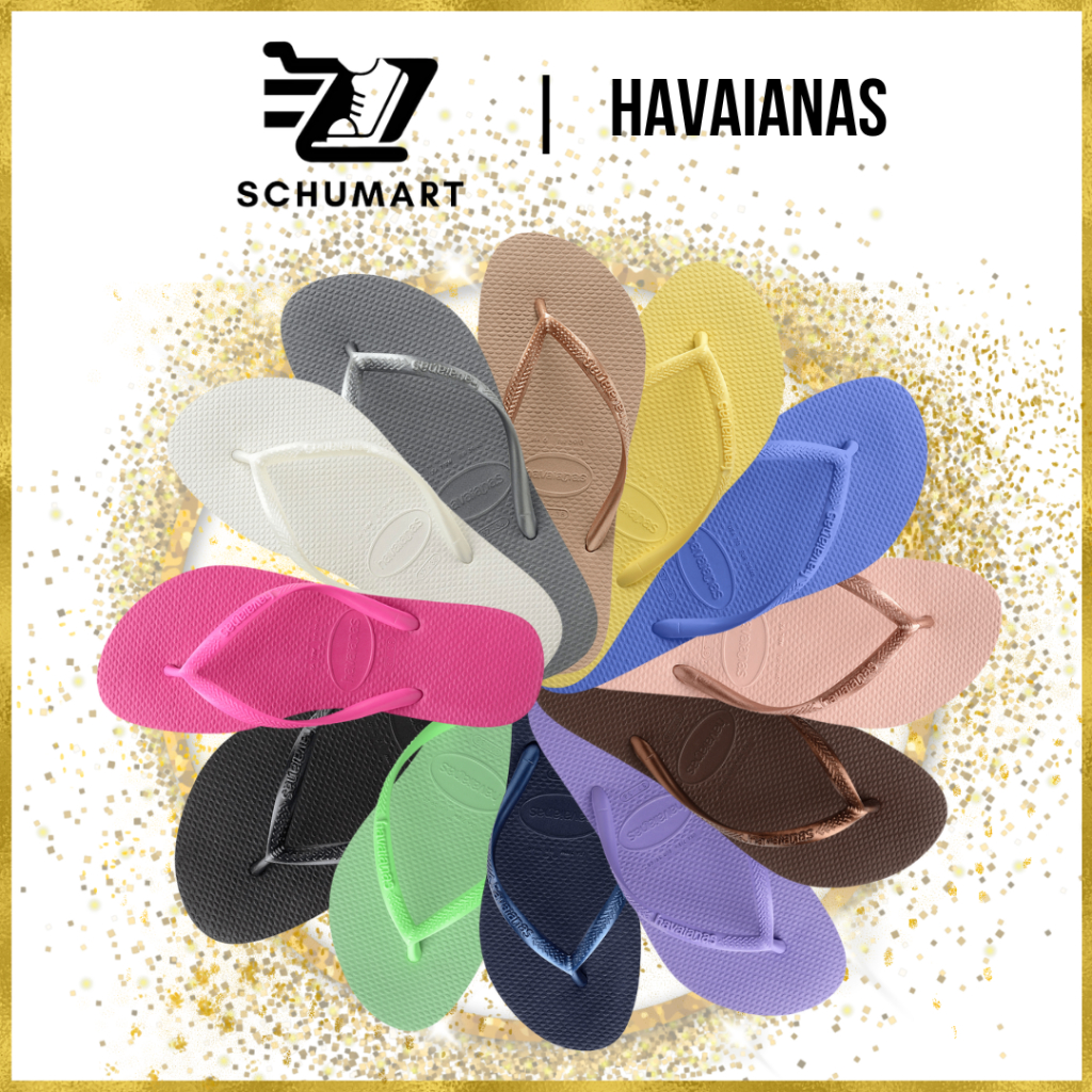 [BY SCHUMART] Havaianas Women Slim Series Flip Flops