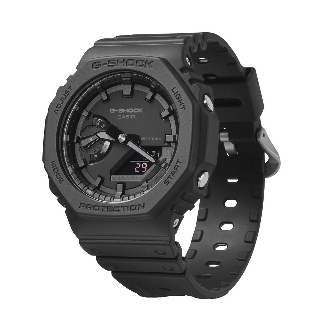 [Creationwatches] Casio G-Shock GA-2100-1A1 GA2100-1A1 World Time Quartz Mens Watch