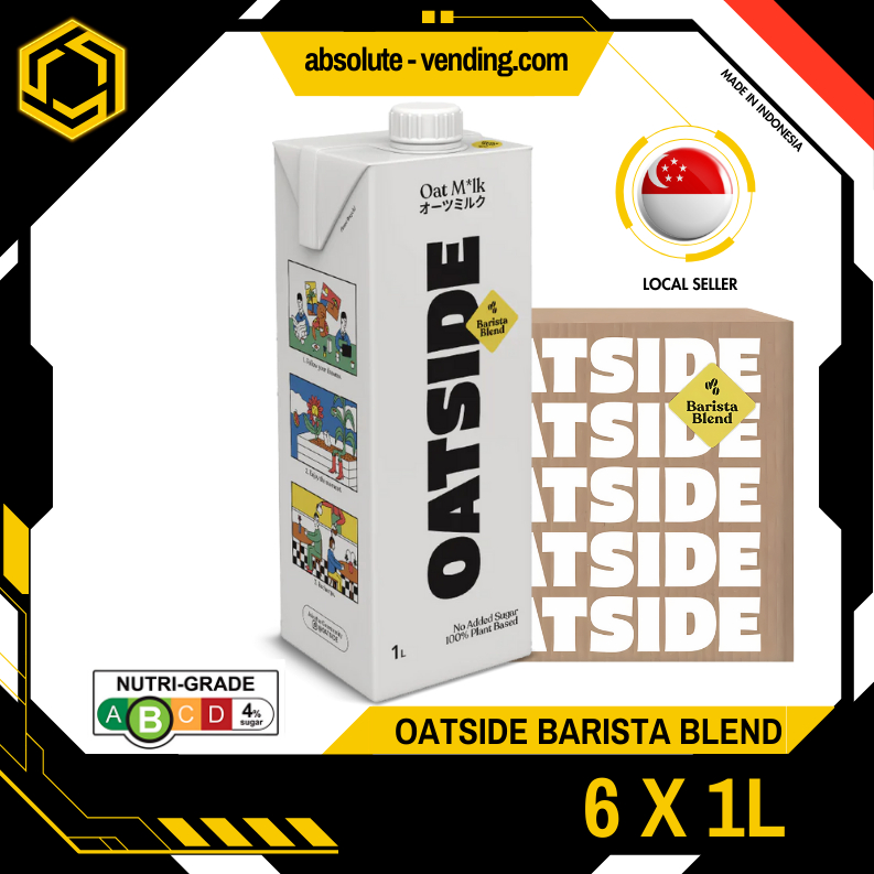 OATSIDE Barista Edition Oat Milk 1L X 6 (TETRA)  (New Stock)